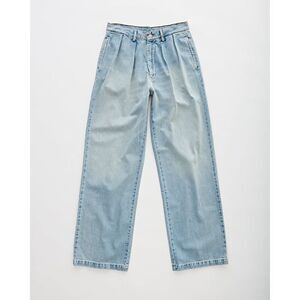 Denimist Women's Light Blue Cotton Blair Double Pleated Jean Jinx Size 31 NWOT